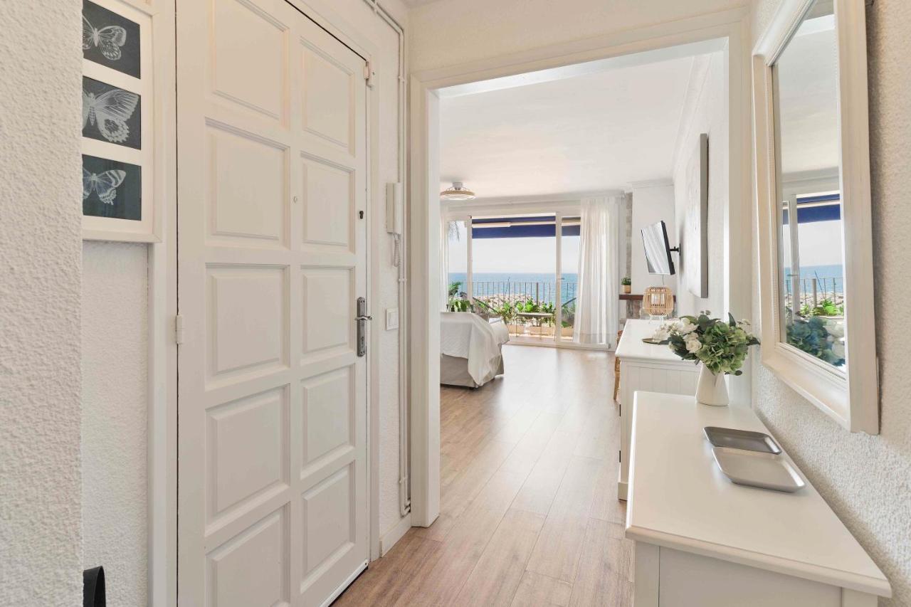 Apartamento Primera Linea De Mar Con Espectaculares Vistas Leilighet Sant Pol De Mar Eksteriør bilde